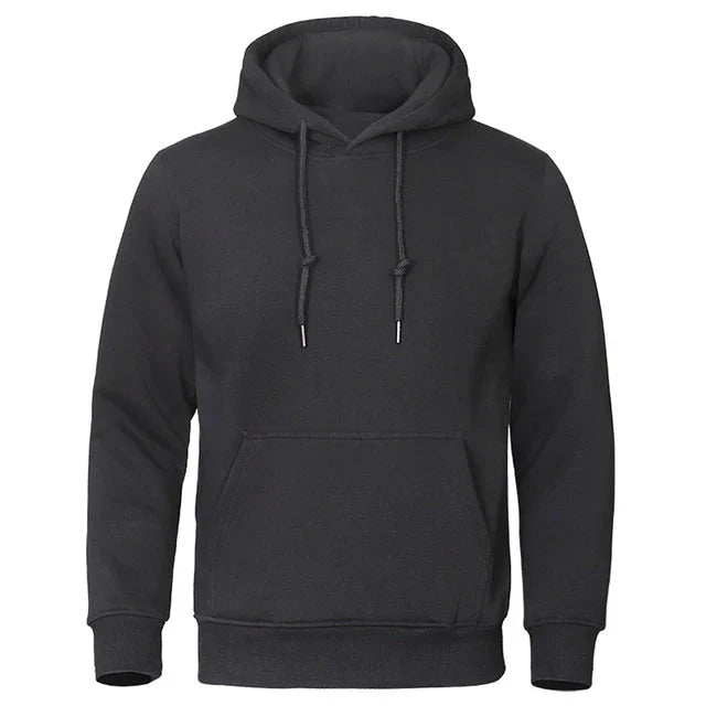 Joshua - Men's Casual Hooded-Sweatshirt with Drawstring and Sleeve