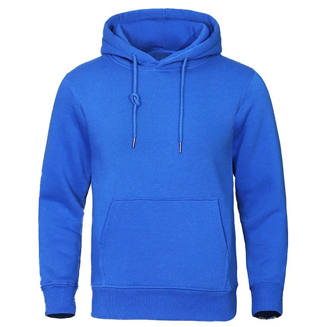 Joshua - Men's Casual Hooded-Sweatshirt with Drawstring and Sleeve