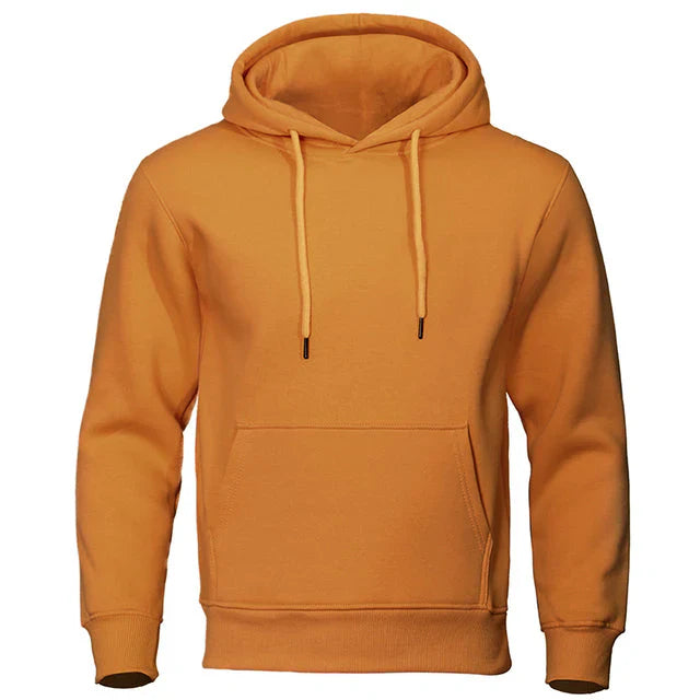 Joshua - Men's Casual Hooded-Sweatshirt with Drawstring and Sleeve