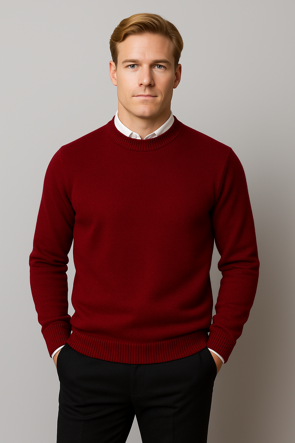 Charlie - Men's Spring Classic Round Neck Sweater