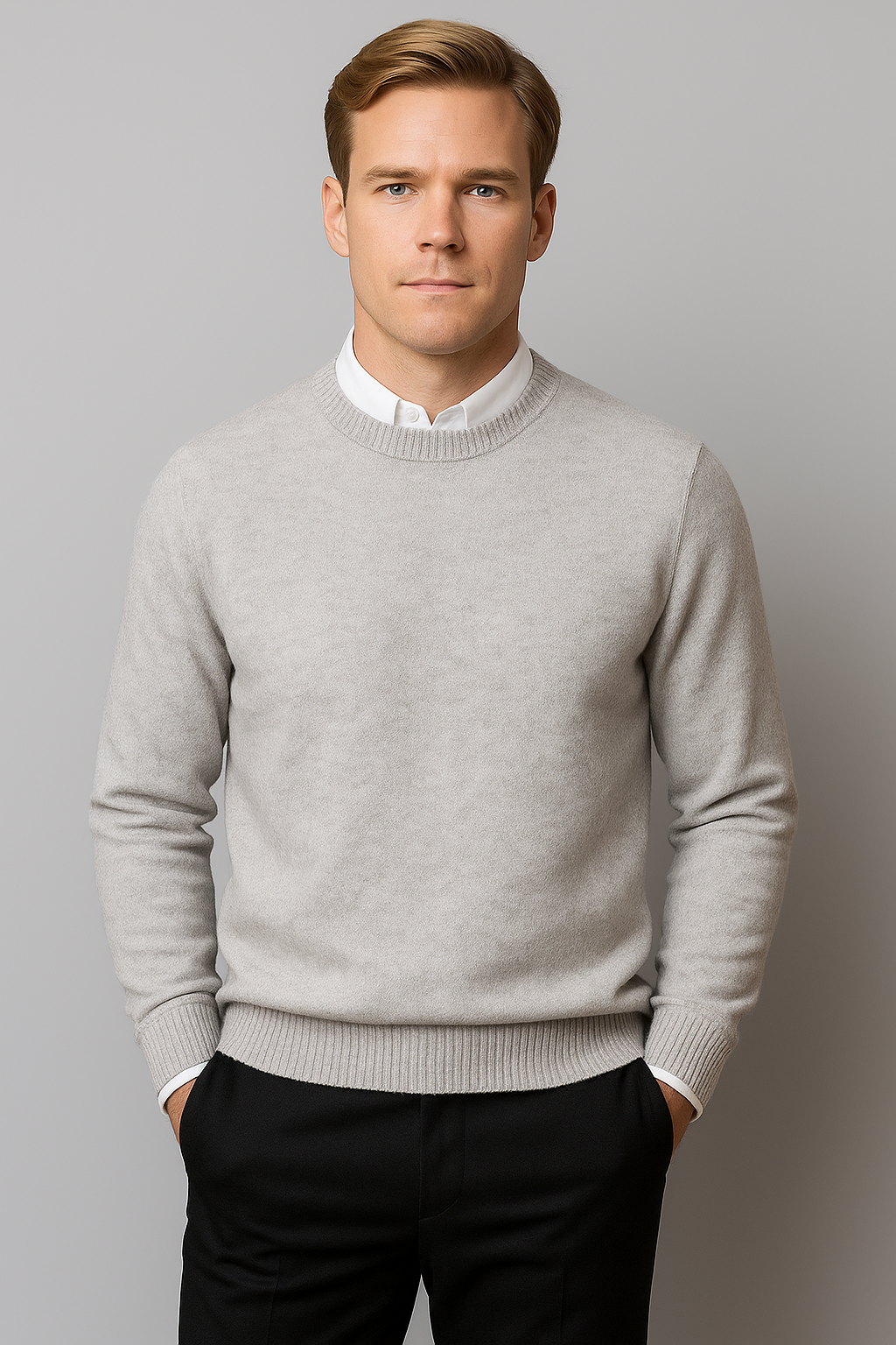 Charlie - Men's Spring Classic Round Neck Sweater