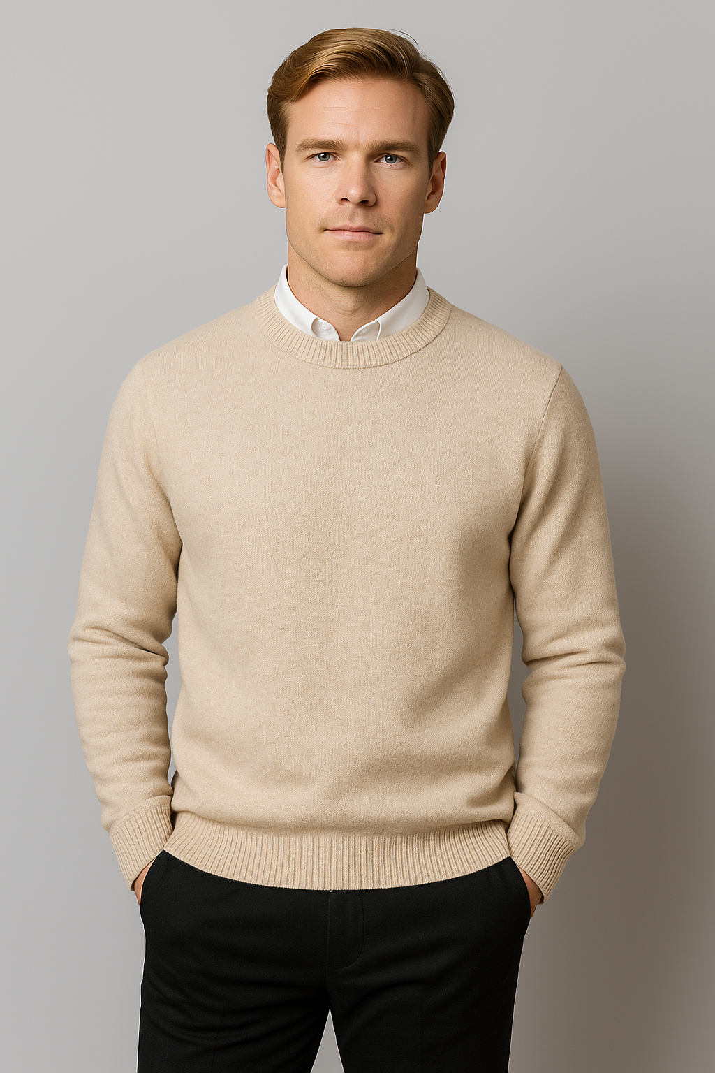 Charlie - Men's Spring Classic Round Neck Sweater