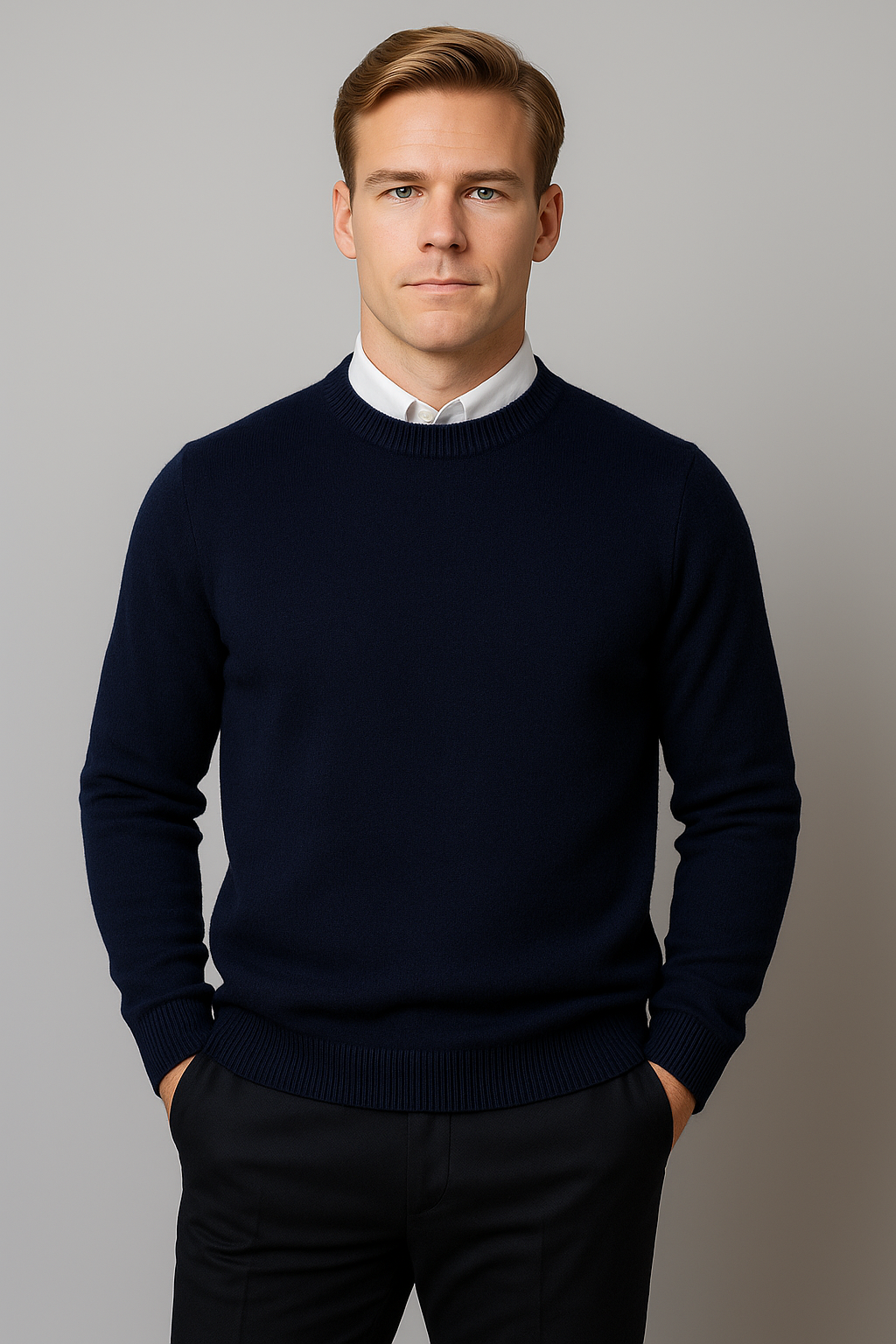 Charlie - Men's Spring Classic Round Neck Sweater