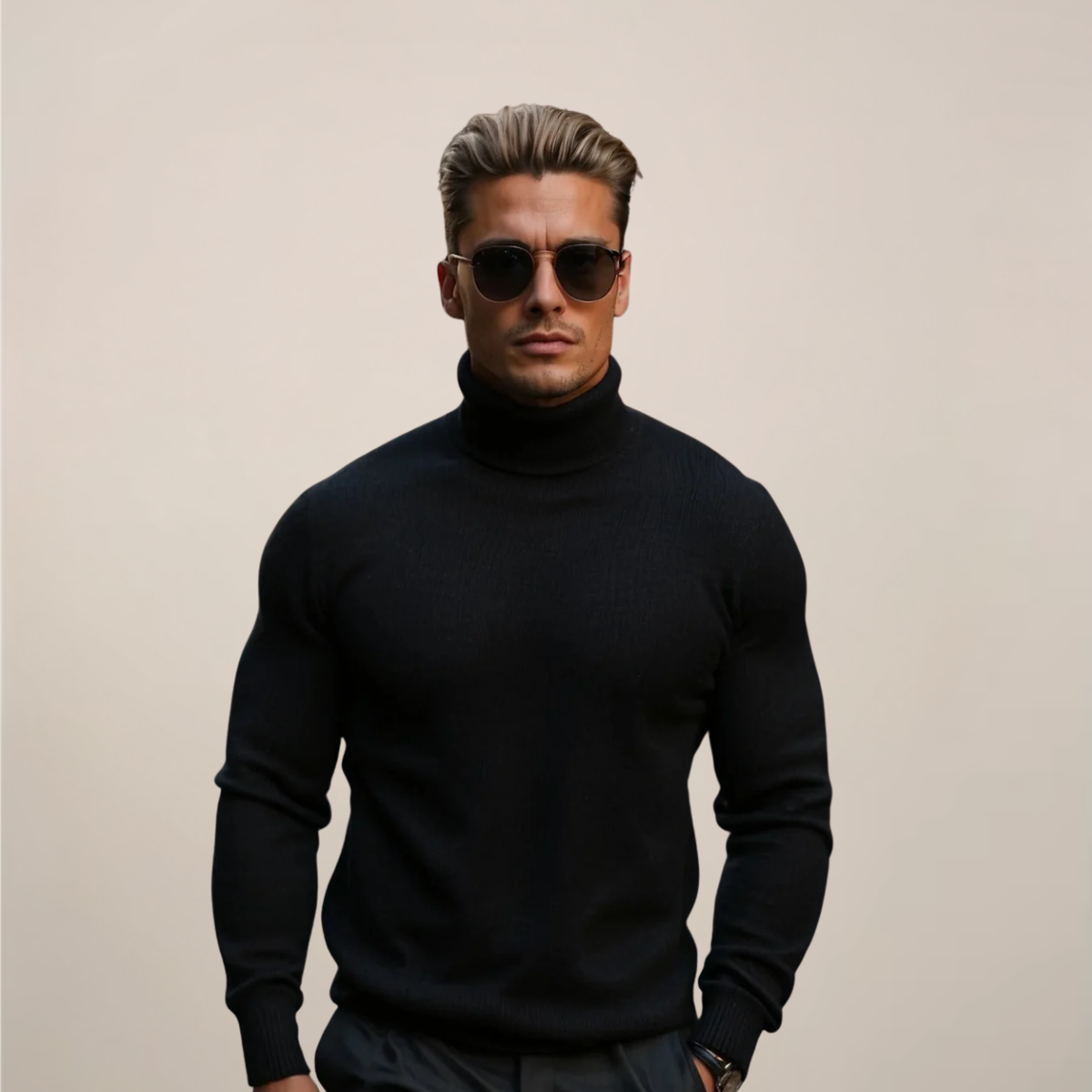 Oliver - Men's Spring Turtleneck Sweater