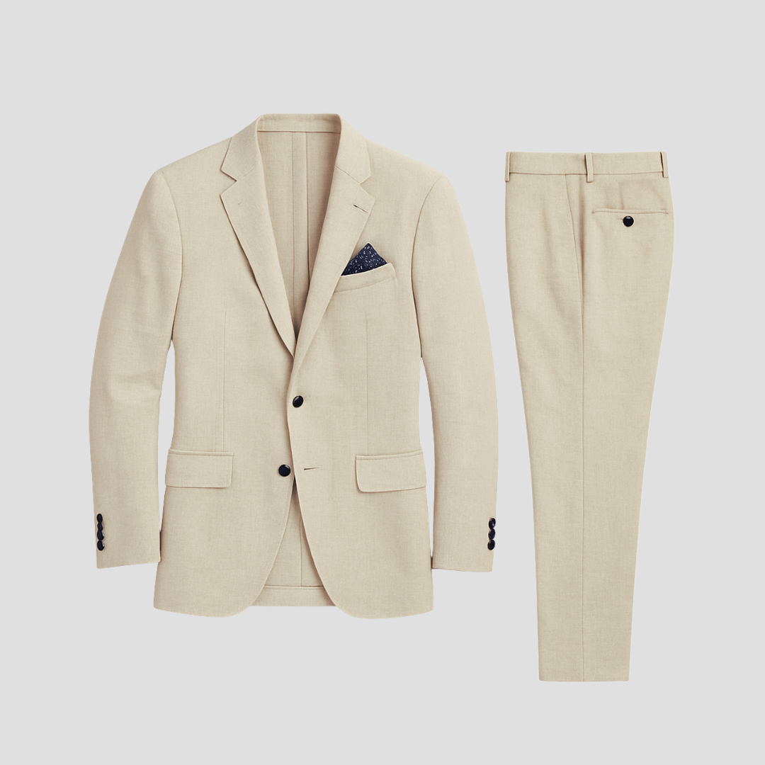 Nathan - Men's Spring Three-Piece Checked Suit