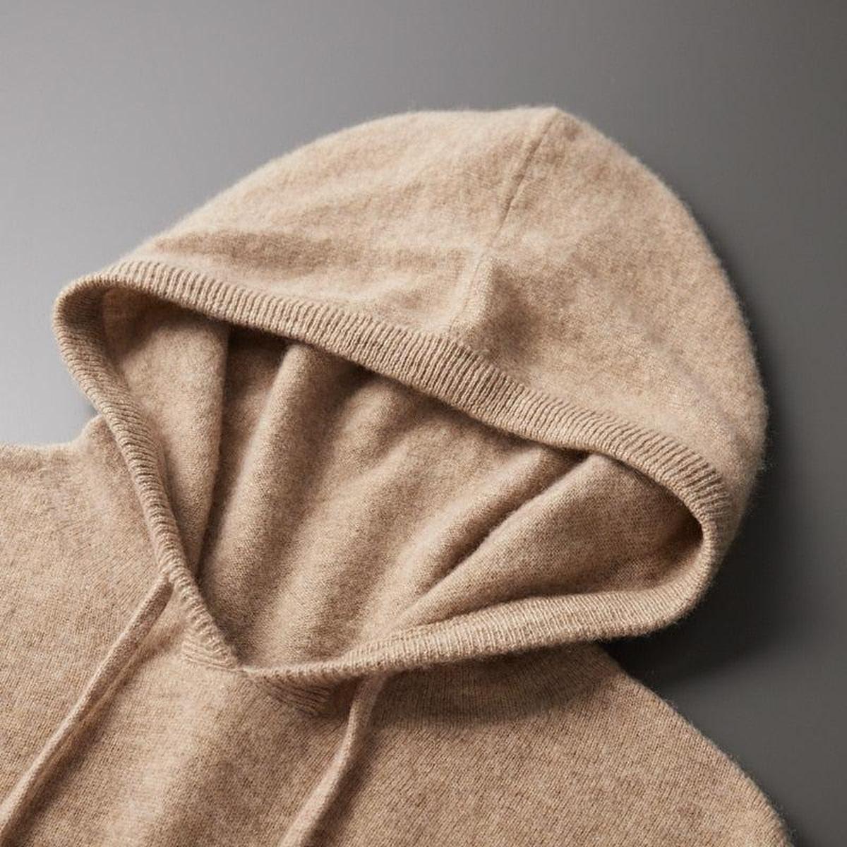 Jennifer - Men's Casual Knit Sweater with Hood