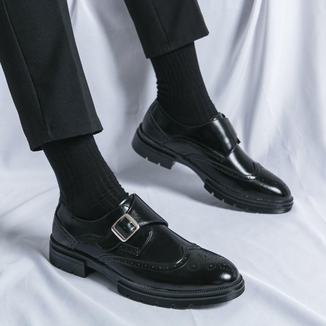 Jennifer - Men's Spring Monk Strap Elegant Shoes