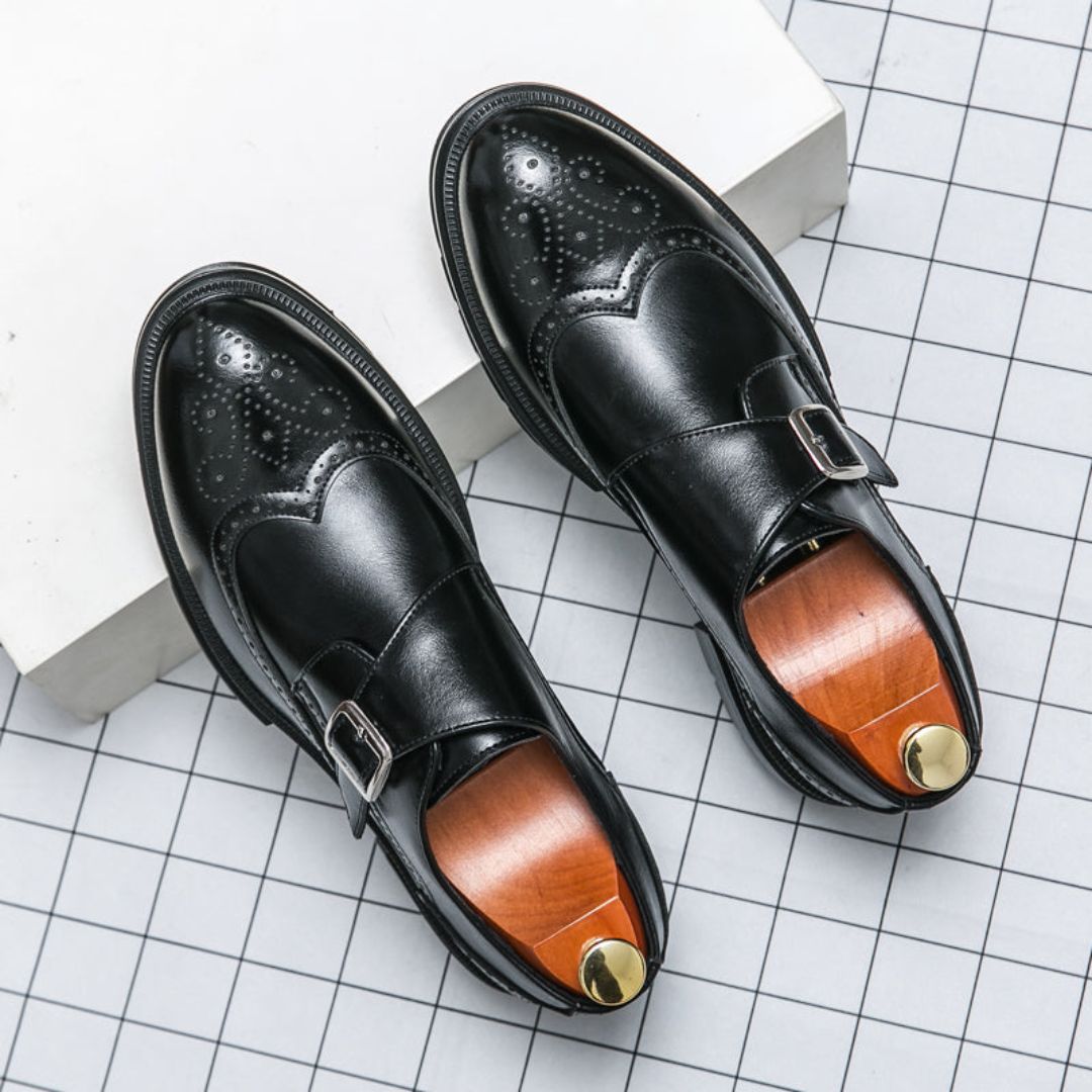 Jennifer - Men's Spring Monk Strap Elegant Shoes