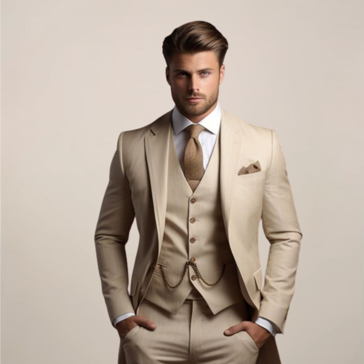 Liam - Men's Formal Spring Drei-Teile-Suit