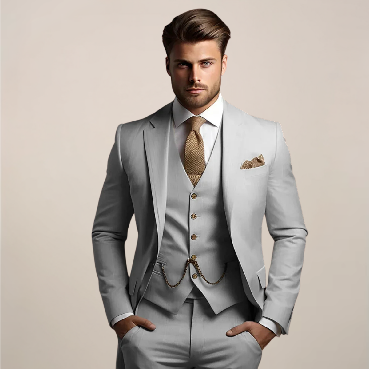 Liam - Men's Formal Spring Drei-Teile-Suit