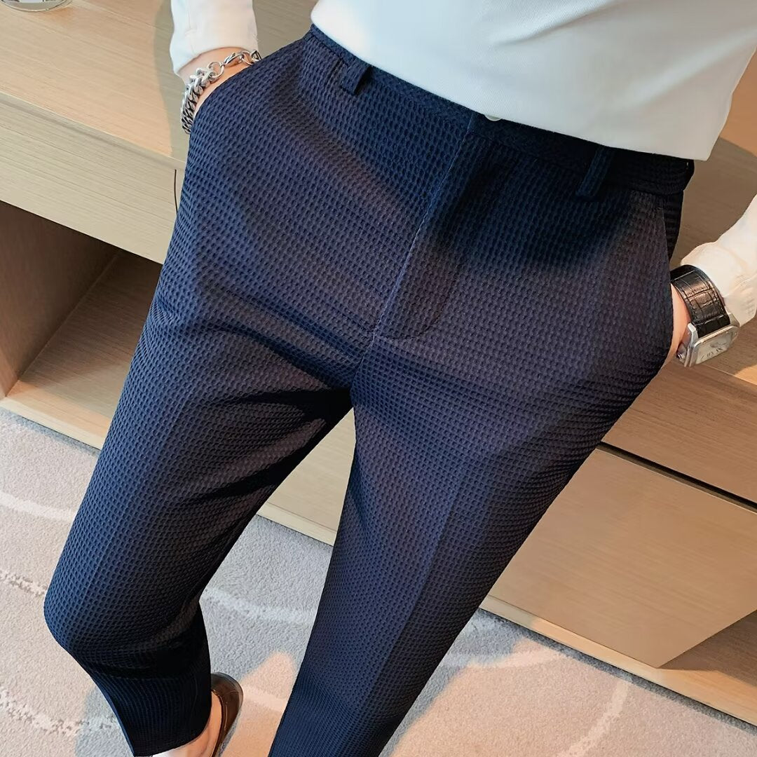 Riley - Men's Spring Structured Slim Fit Freizeithose