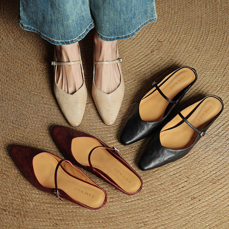 Irene - Women's Slipper aus Echtem Leather
