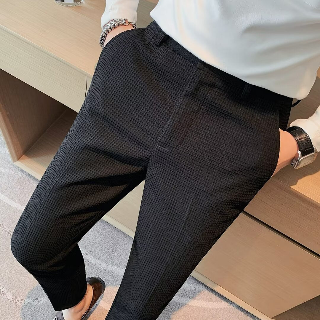 Riley - Men's Spring Structured Slim Fit Freizeithose