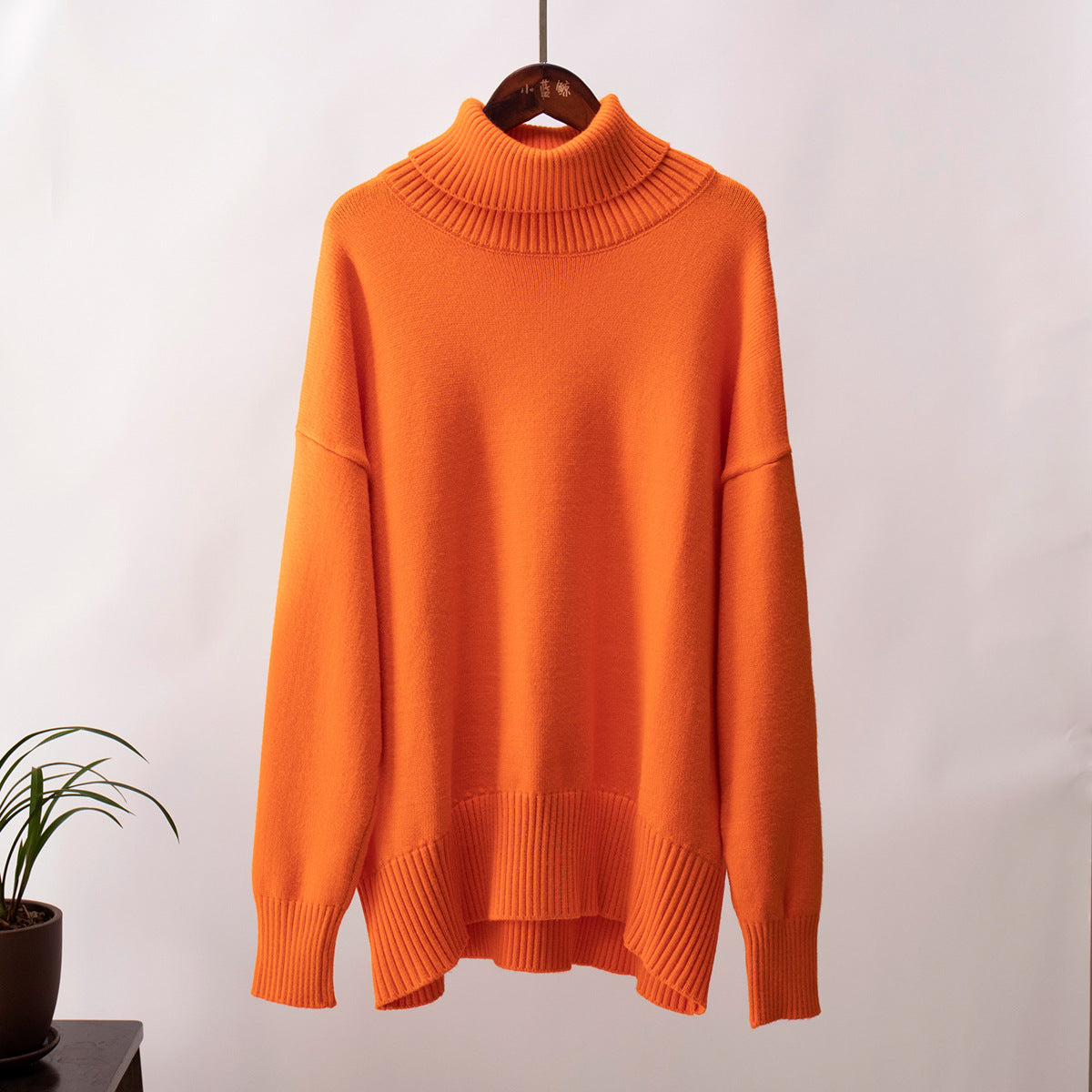 Amber - Women's Casual Warm Knit Sweater with geripptem Saum
