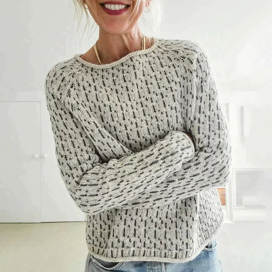 Ruby - Women's Knit Sweater with Relaxed Fit