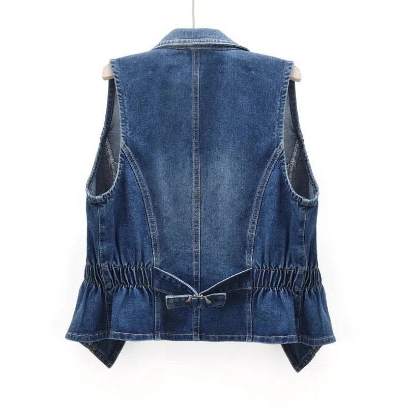 Ava - Women's Classic Casual Jeansweste