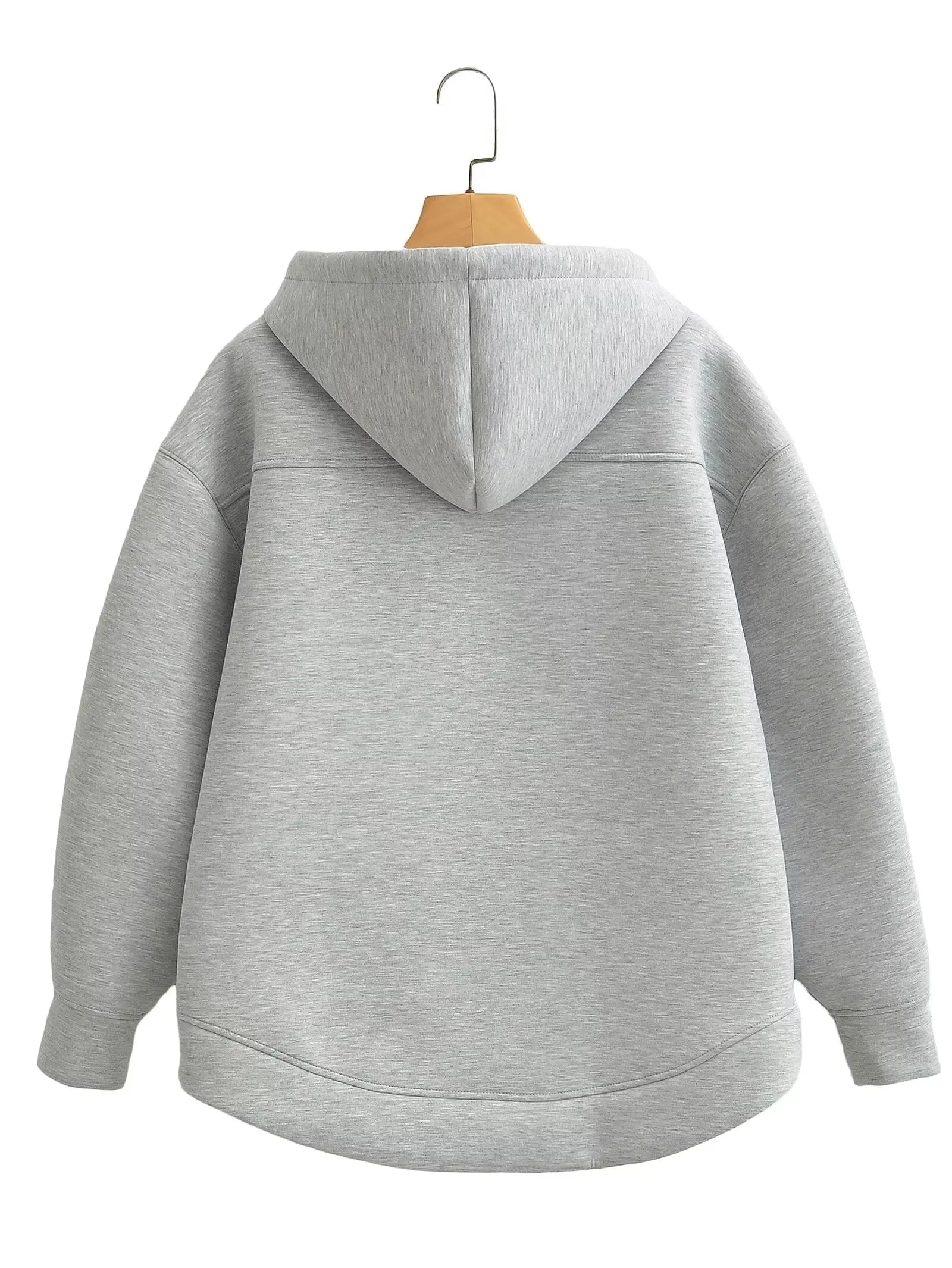 Naomi - Women's Hooded Jacket with Zip and Relaxed Fit