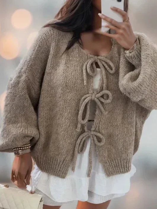 Ruby - Women's Warm Cardigan with langen Sleeves