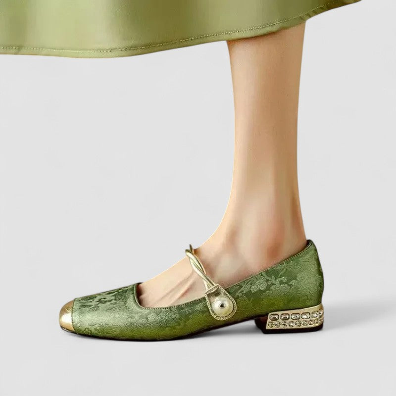 Lottie - Women's Orthopedic Mary Jane Niedrig-Heel-Shoes