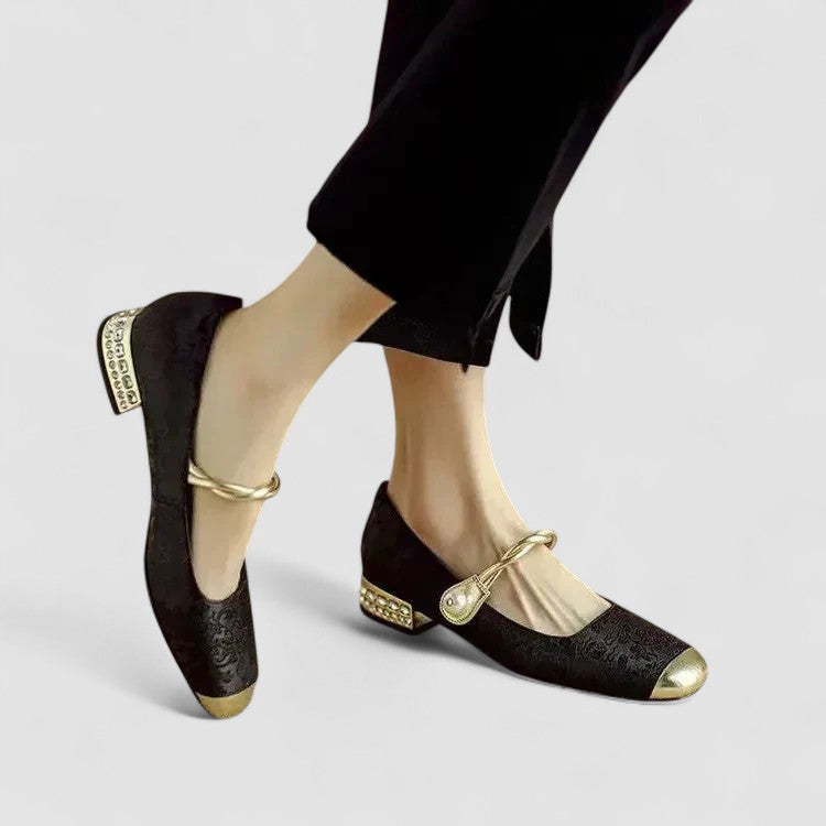 Lottie - Women's Orthopedic Mary Jane Niedrig-Heel-Shoes