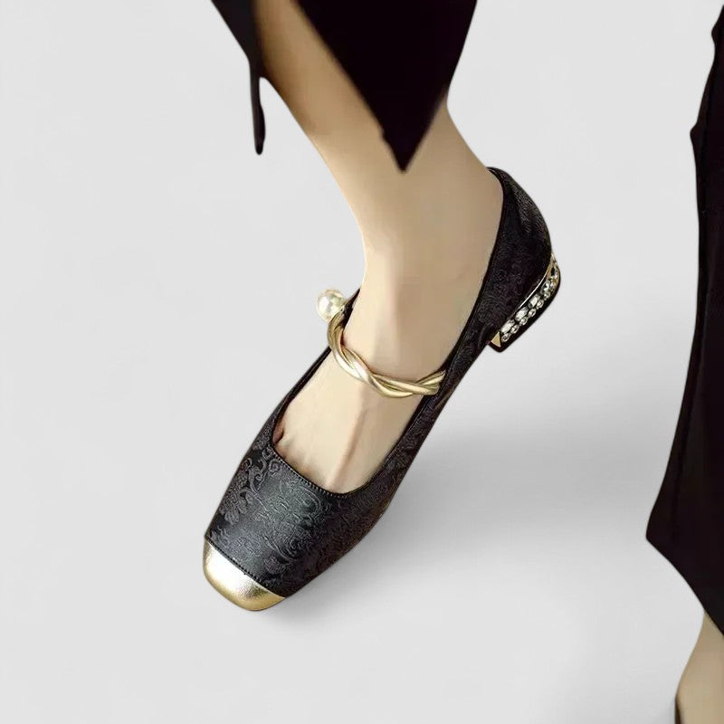 Lottie - Women's Orthopedic Mary Jane Niedrig-Heel-Shoes