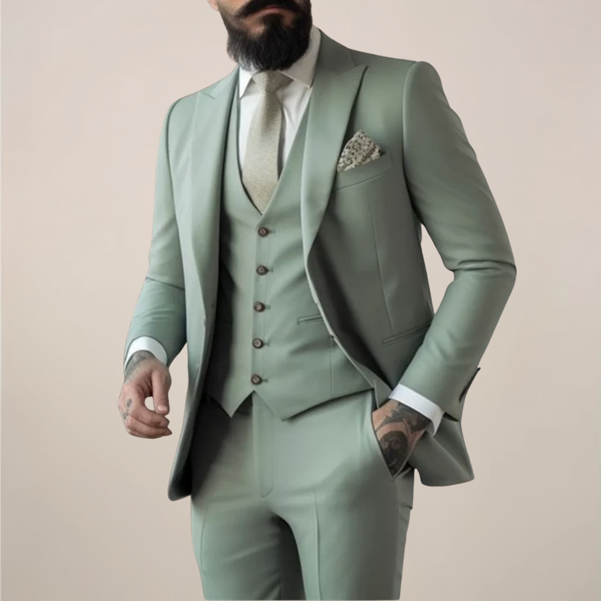 Henry - Men's Spring Three-Piece Suit Set