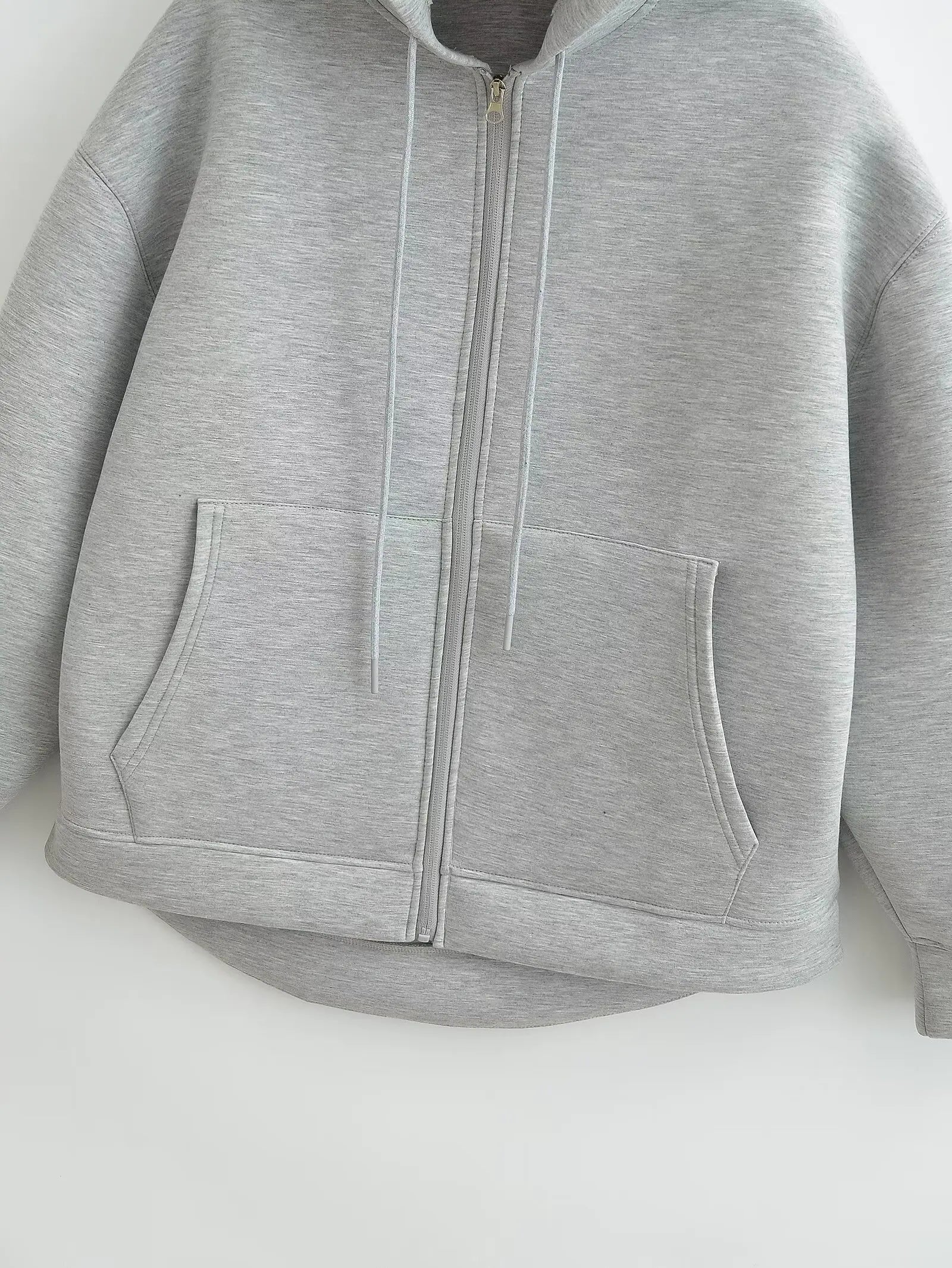 Naomi - Women's Hooded Jacket with Zip and Relaxed Fit