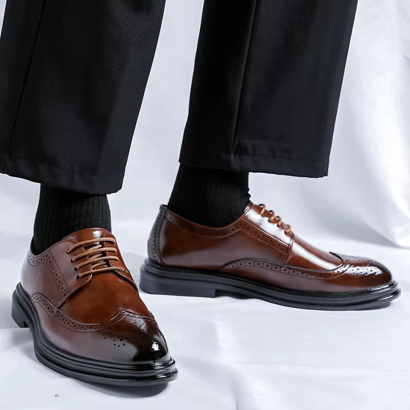 William - Men's Classic Wingtip Shoes for Work and formal Occasions