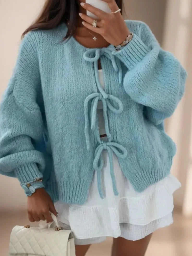 Ruby - Women's Warm Cardigan with langen Sleeves