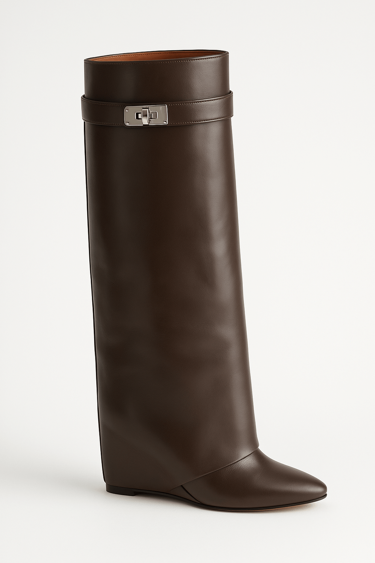 Abigail - Women's Elegant Boots with Wedge Heel and spitzer Schuhspitze