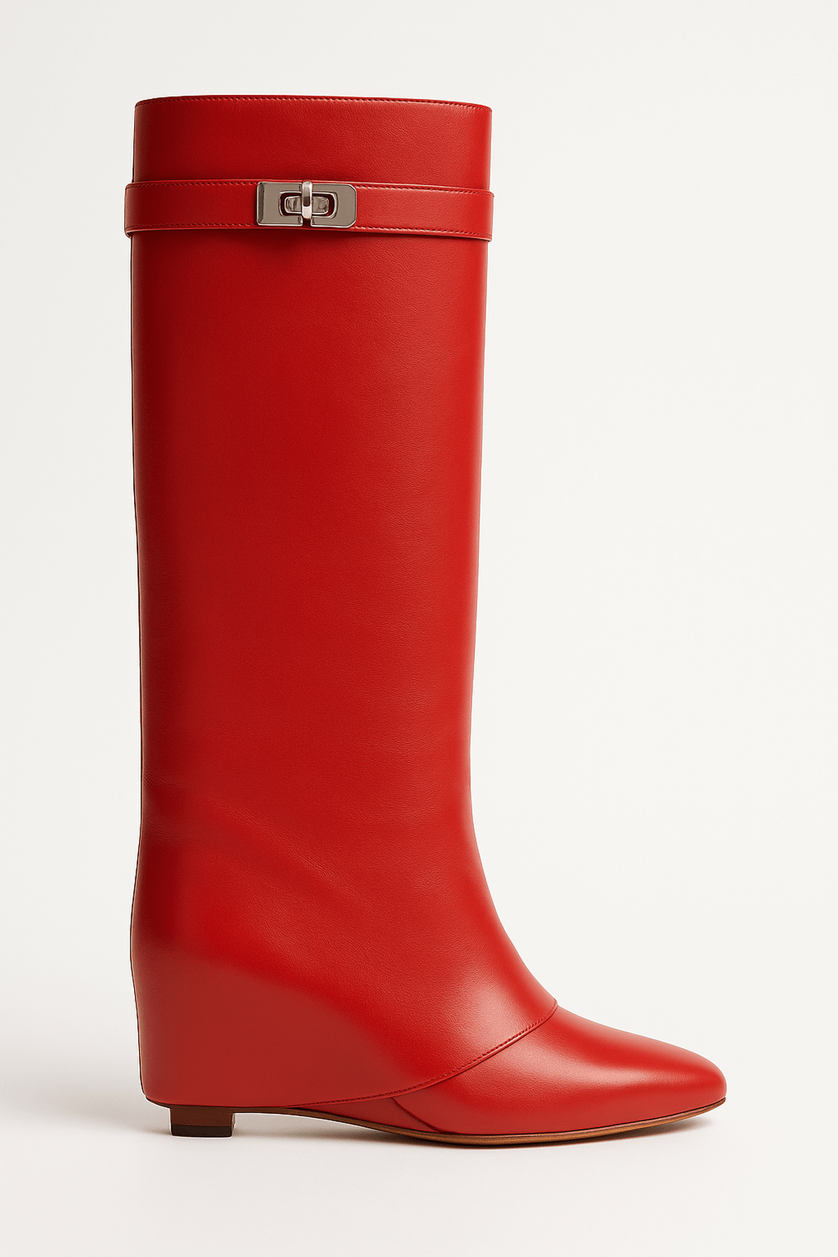 Abigail - Women's Elegant Boots with Wedge Heel and spitzer Schuhspitze