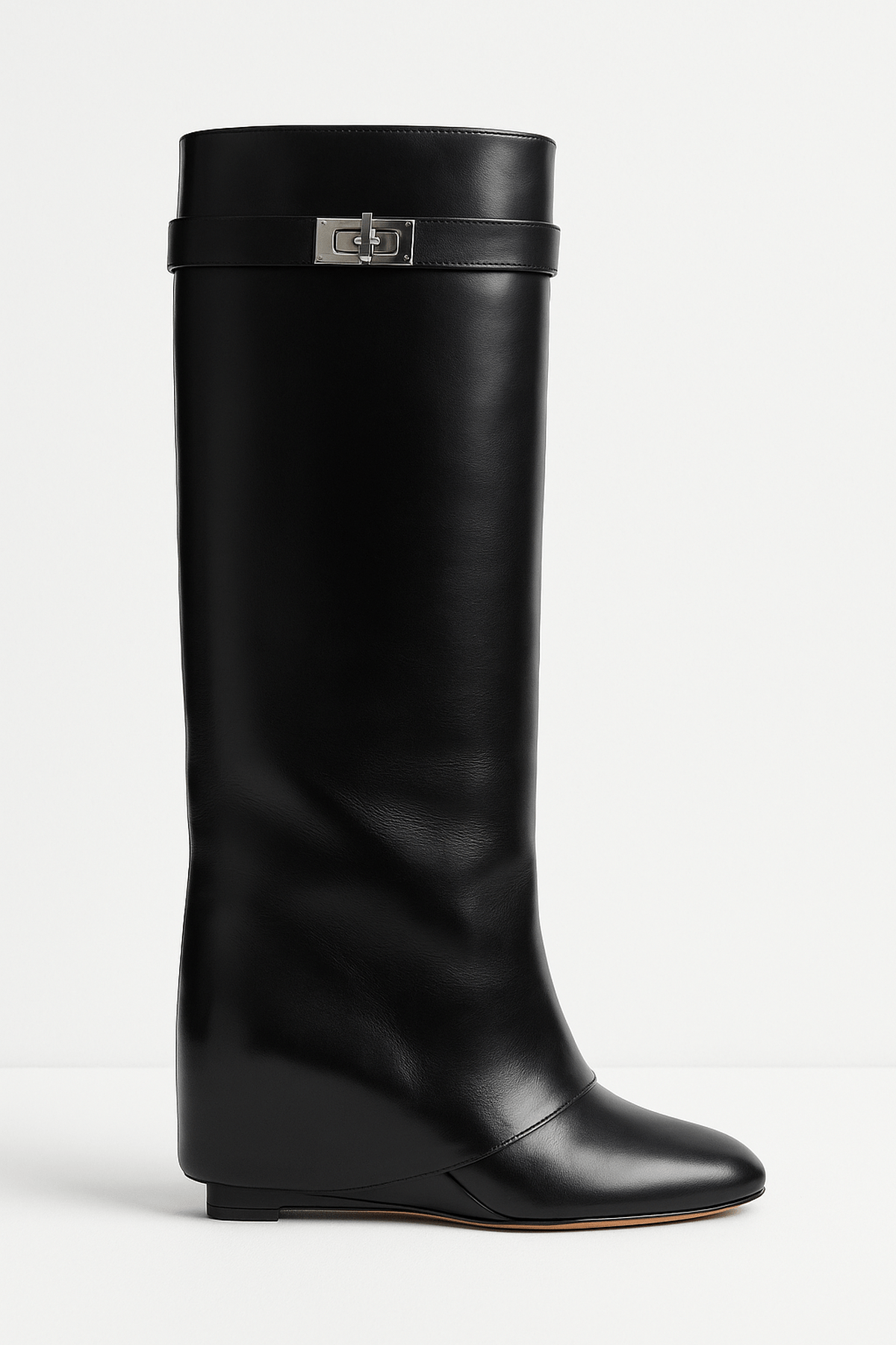 Abigail - Women's Elegant Boots with Wedge Heel and spitzer Schuhspitze