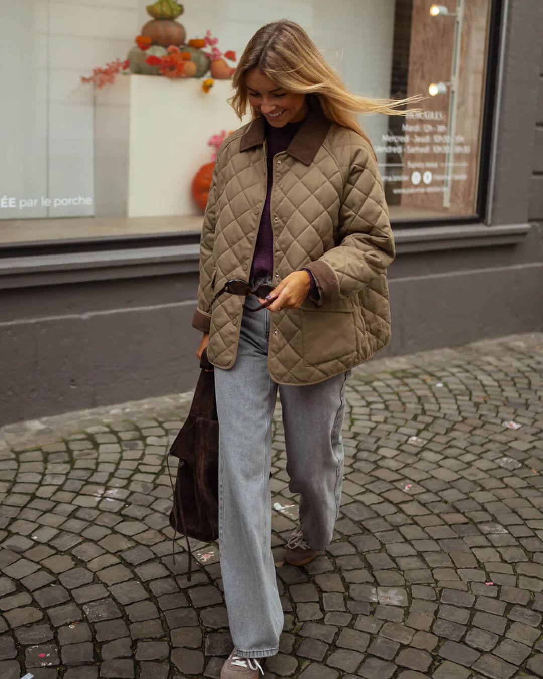 Lucy - Stylish Spring Stepp Freizeitjacke for Women's