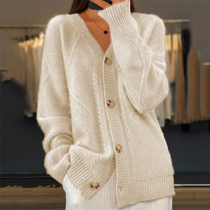 Alice - Women's Cosy Cardigan with langen Sleeves