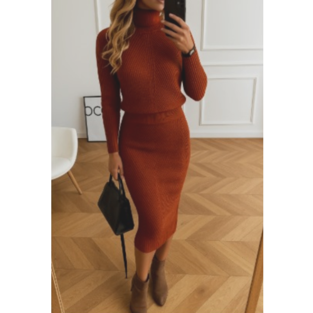 Lucy - Women's Stylish Comfortable Midi-Sweaterkleid