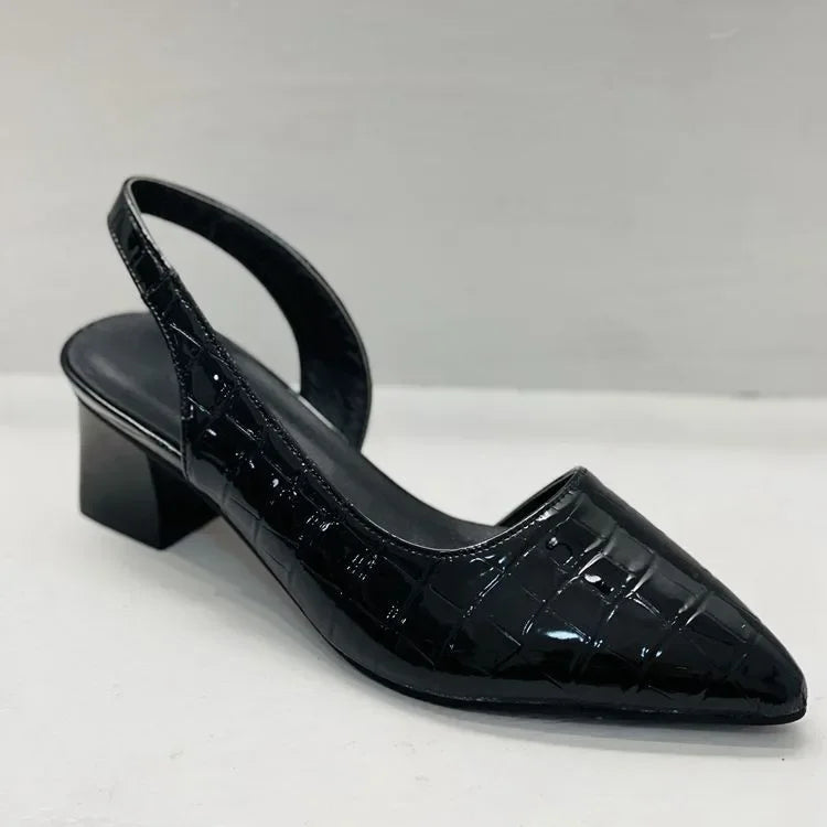 Brenda - Elegant Women's Spring-Pumps with Block Heel