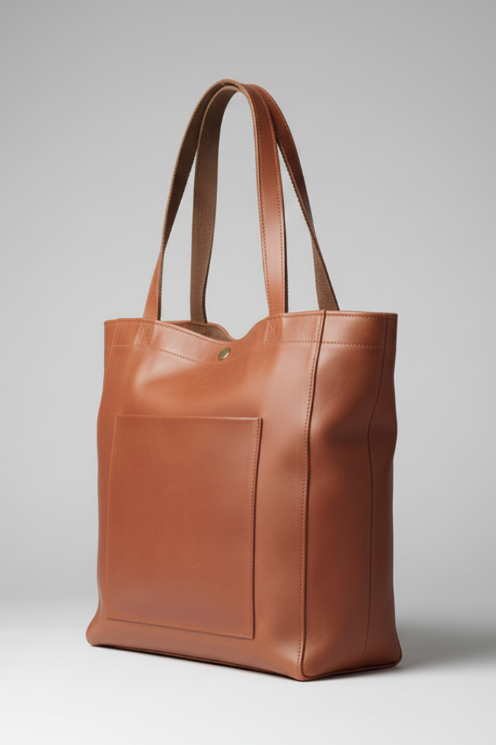 Rachel - Women's Classic Handbag with Compartments and Adjustable Strap