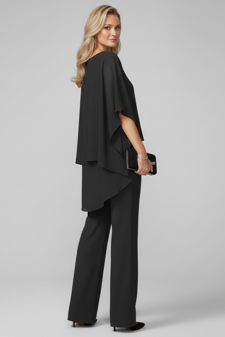 Lauren - Women's Off-Shoulder Flowing Wide-Leg Jumpsuit