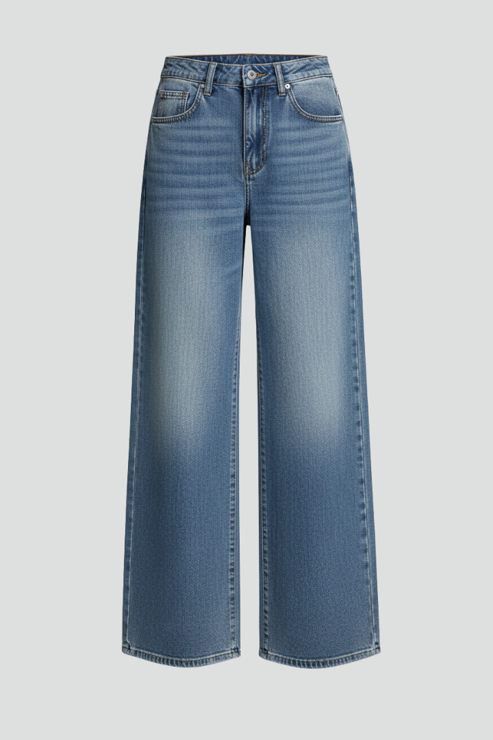 Ava - Women's Relaxed Wide-Leg Denim Jeans