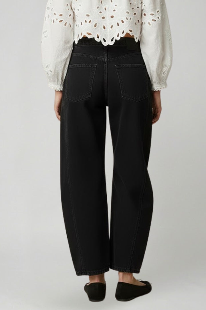 Alice - Women's High-Waist Stretch Wide-Leg Denim Jeans