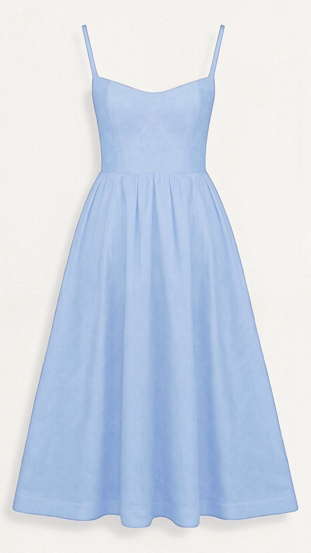 Donna - Women's A-Line-Midi Dress in Ascot-Style