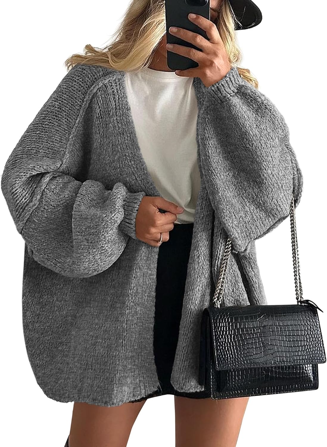 Poppy - Women's Spring Cable Knit Knit Cardigan