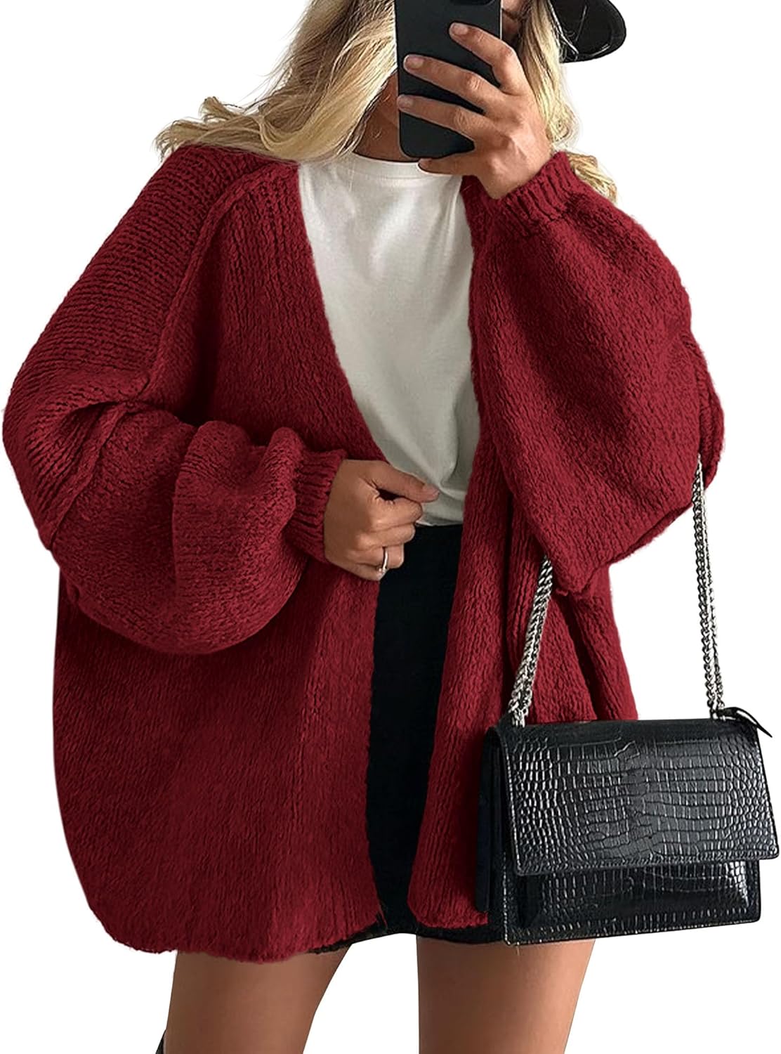 Poppy - Women's Spring Cable Knit Knit Cardigan