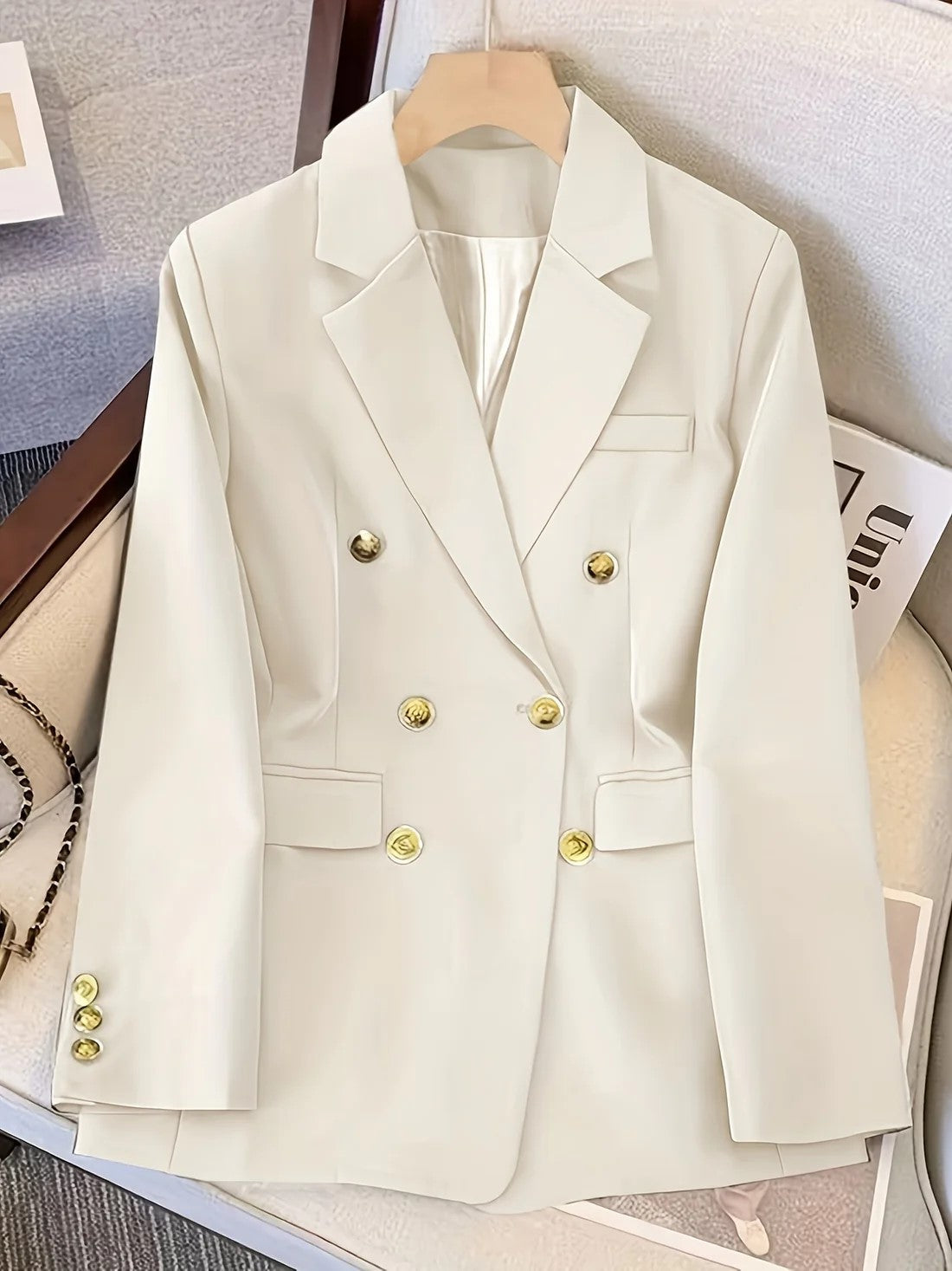 Valerie - Women's Tailored Double-Breasted Blazerjacke