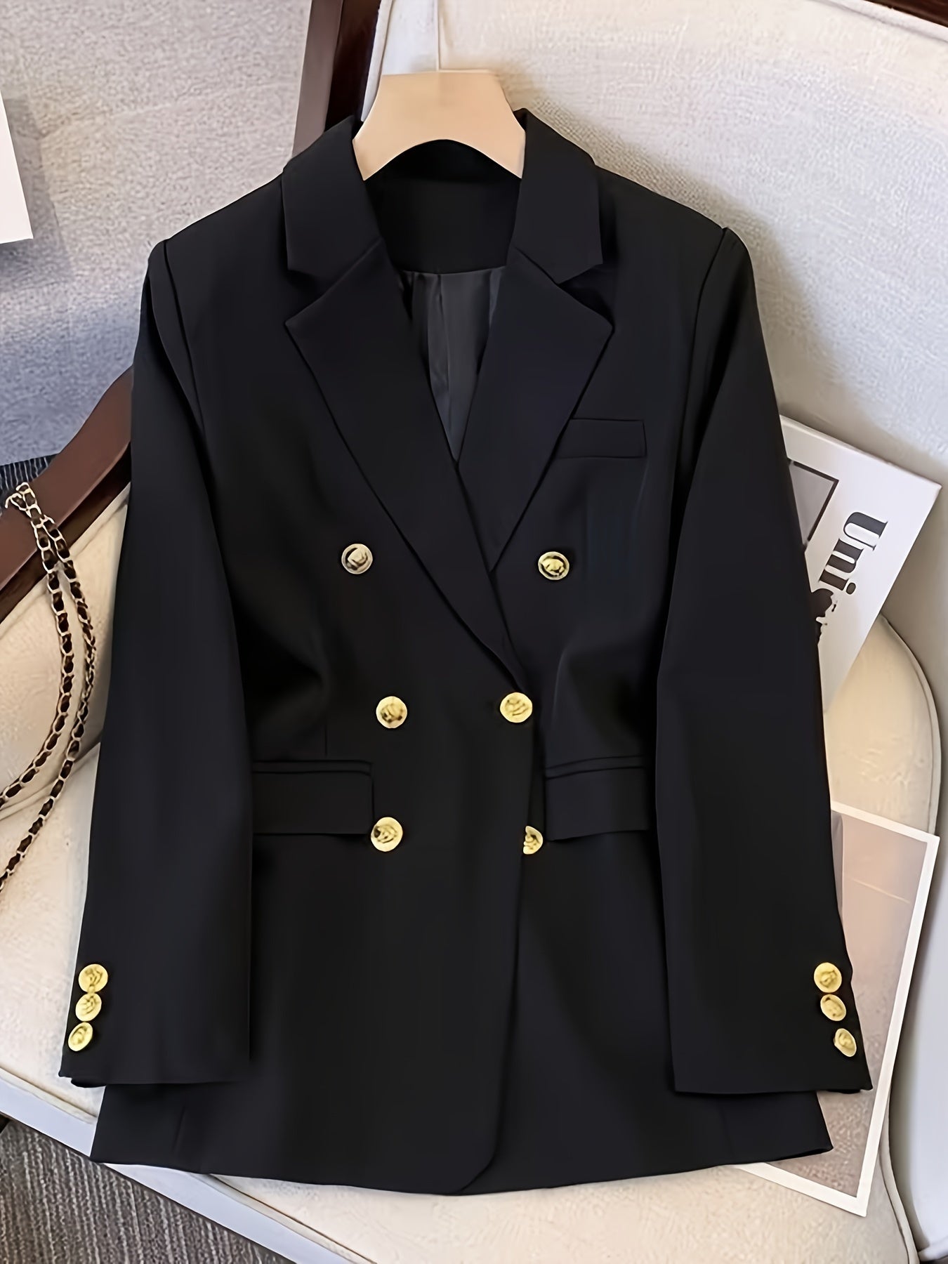 Valerie - Women's Tailored Double-Breasted Blazerjacke