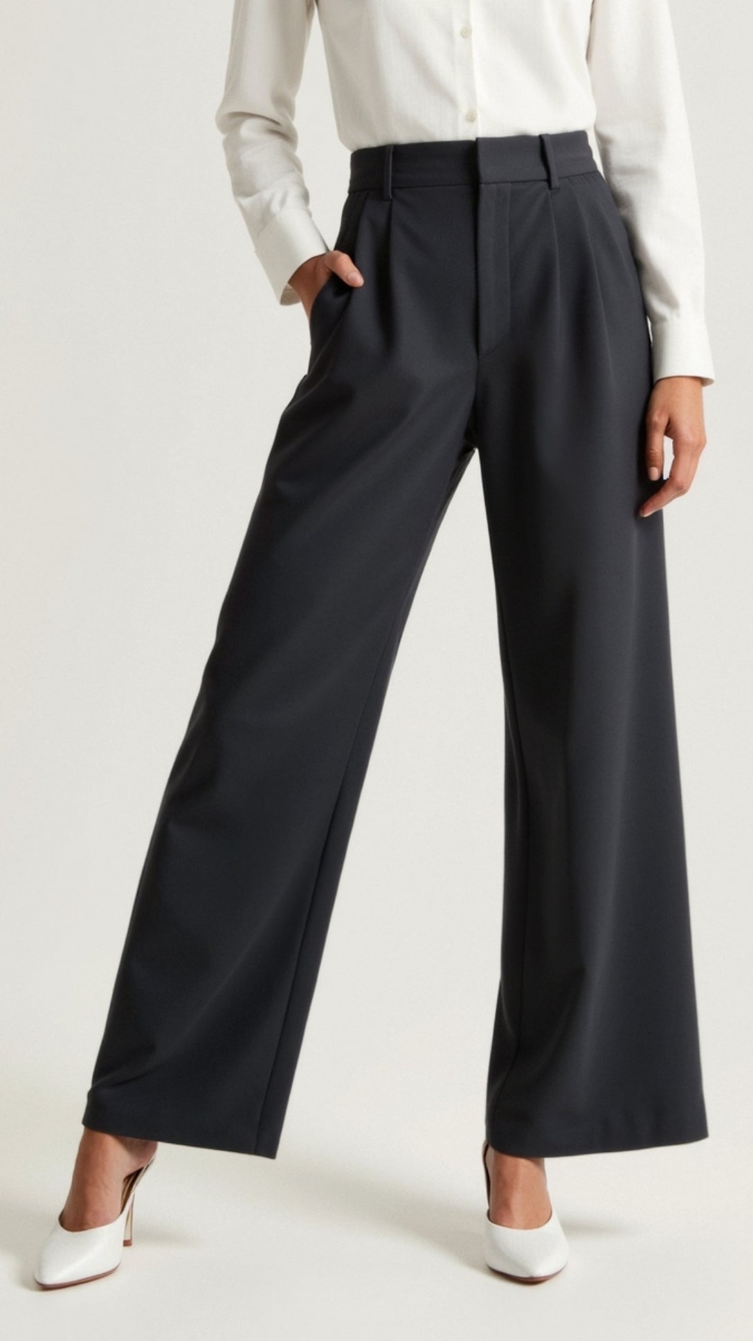 Lottie - Women's Spring High-Waist Wide Trousers