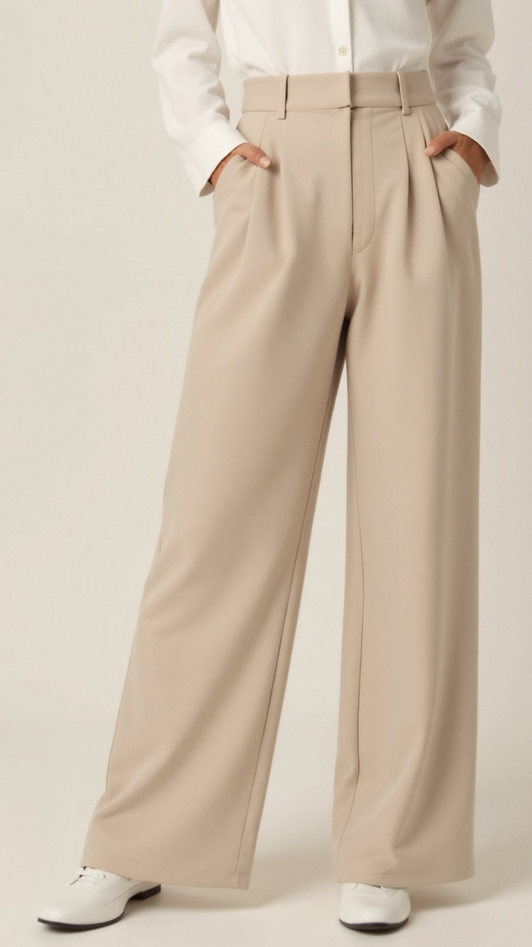 Lottie - Women's Spring High-Waist Wide Trousers