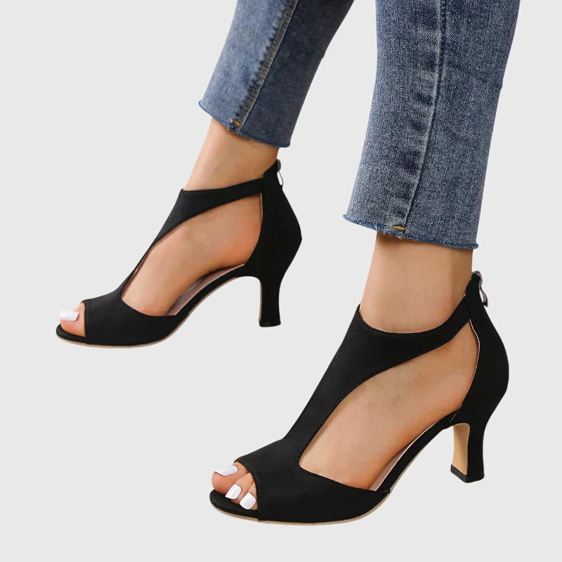 Helen - Women's Spring Cutout Sandals with Open Zehenpartie
