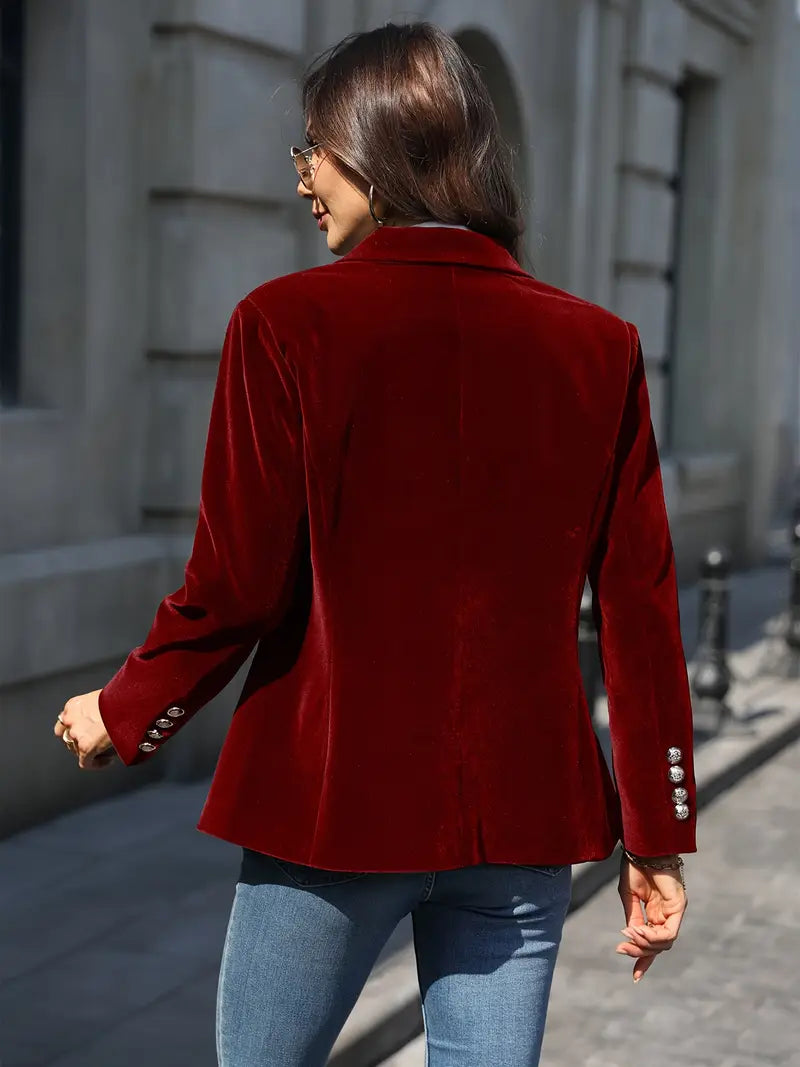 Judith - Women's Classic Blazer with a-Button-Verschluss