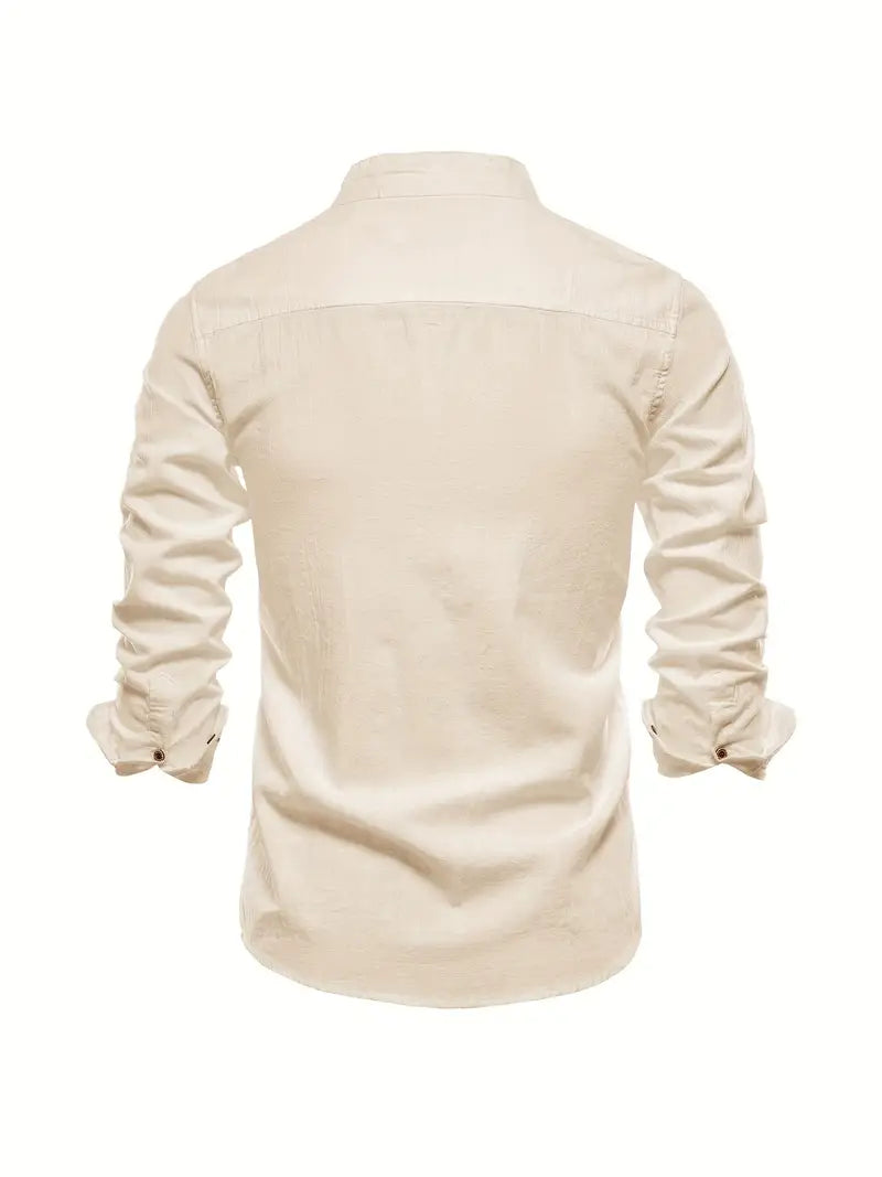 Laura - Men's Spring Casual Shirt with Buttons